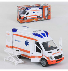 Машинка 666-10 P (24) світлові та звукові ефекти, в коробці