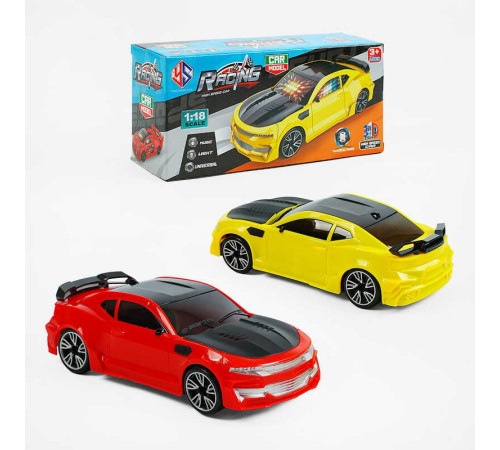 Машинка 11-1 (144/2) 2 види, звуки та мелодії, 3D-підсвічування, колеса вільного ходу, в коробці