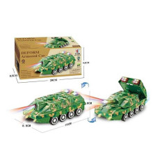 Танк YJ 388-58 (72/2) підсвічування, звук, колеса вільного ходу, в коробці