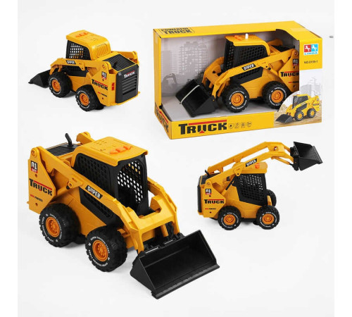 Спецтехніка 8159-1 (24/2) інерційний механізм, звук, підсвічування, гумові шини, рухливі елементи, в коробці