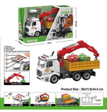 Машина-конструктор YW 9082 E (24/2) інерція, звуки, підсвічування, рухливі елементи, інструменти, в коробці