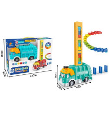 Машина з доміно 367-3 A (24/2) розставляє фішки (80 шт.), підсвічування, пісні, історії, скоромовки англійською, регулювання напрямку, в коробці