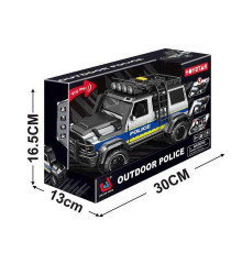 Джип 666-17 Q (24) "Поліція", звук, підсвічування, інерція, в коробці