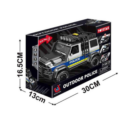 Джип 666-17 Q (24) "Поліція", звук, підсвічування, інерція, в коробці