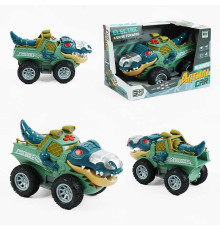 Машина музична SY 200-23 (48/2) "Динозавр", звуки, самостійно їздить, підсвічування, рухає хвостом і щелепою, в коробці