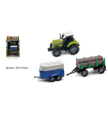 Трактор 550-29 P (48/2) звук, підсвітка, причепи, в коробці