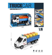 Спецтехніка JS 146 B (36/2) "Самоскид", масштаб - 1:16, інерція, підсвічування, звук, рухомі елементи, в коробці