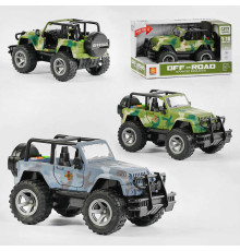 Джип інерційний WY 391 A / WY 391 B (30) 2 види, світло, звук, в коробці