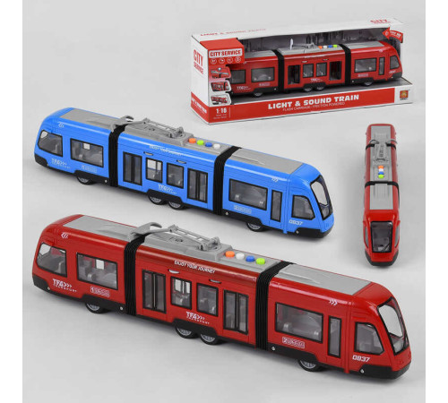 Трамвай WY 930 AB (18) 2 види, інерція, світло, звук, в коробці – в наличии! Купите сейчас у KAZKOVA