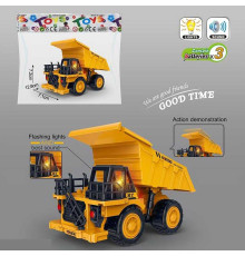 Спецтехніка 7726 (200) самоскид, інерція, звук, підсвічування, у пакеті