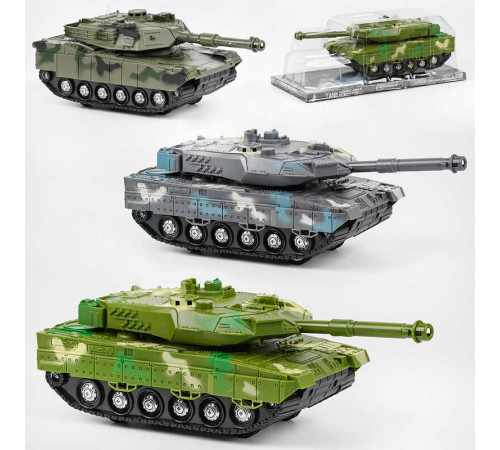 Танк 383-23 D/24D/24D1 (48/2) "Tank Model", світло, інерція, тріскачка, рухоме дуло, у пакеті