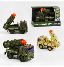 Машина військова WY 440 B /441 B (36) 2 види, масштаб 1:20, звуки, підсвічування, інерція, рухомі елементи, в коробці