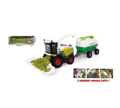 Комбайн 550-7 C (36/2) звук, підсвічування, інерція, причеп, рухливі елементи, в коробці