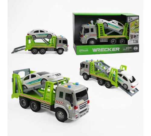 Евакуатор WY 300 H (24) 2 види, звук, підсвічування, інерція, масштаб 1:16, в коробці – в наличии! Купите сейчас у KAZKOVA