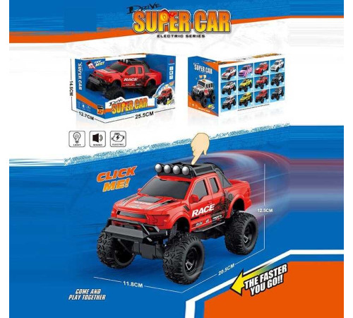 Машина музична E 25-7 (60/2) світло, звук, їздить вперед та назад, гумові колеса, масштаб 1:18, в коробці – в наличии! Купите сейчас у KAZKOVA