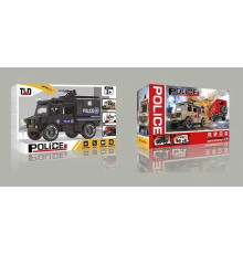 Спецтехніка 605 B (24) підсвічування, звуки, на батарейках, гумові шини, інерція, дверцята відчиняються, в коробці