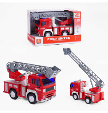Пожежна машина WY 551 В (36) музична, світло, в коробці