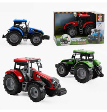 Трактор 550-45 J (72/2) 3 кольори, світло, звук, інерція, в коробці, ВИДАЄТЬСЯ ТІЛЬКИ МІКС ВИДІВ