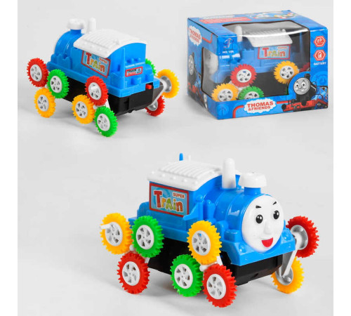 Перевертиш 159 (192/2) "Паровозик", на батарейках, в коробці