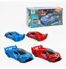 Машинка 112-2 (144/2) 2 кольори, звуки та мелодії, 3D-підсвічування, колеса вільного ходу, в коробці