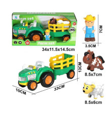 Трактор 500-761 (48) підсвічування, звуки, 3 фігурки, в коробці