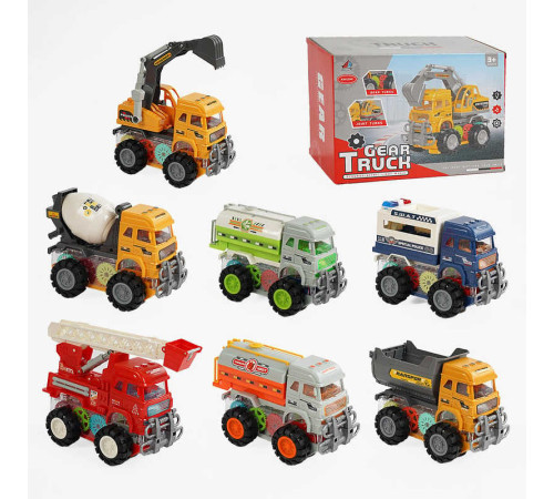 Машинка 6311 (48/2) колесо вільного ходу, підсвічування, мелодія, звук, обертаються шестерні, в коробці – в наличии! Купите сейчас у KAZKOVA