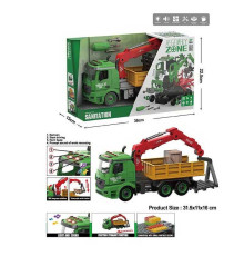 Спецтехніка YW 9072 A (24/2) "Навантажувач", звуки, підсвічування, конструктор, інерція, викрутка, рухомі деталі, в коробці