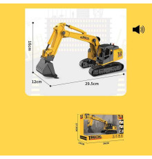 Екскаватор 584-1 (24) 3 звуки, гусені, рухомий ківш, платформа обертється на 360, в коробці