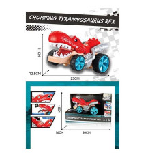 Машина 5518 (24) "Тиранозавр", підсвічування, звукові ефекти, їздить, рухає пащею, в коробці