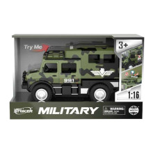 Машина WY 981 A (24) інерція, підсвічування, звуки, на батарейках, маштаб 1:16, довжина 23 см, в коробці