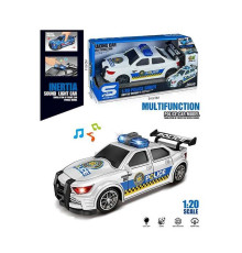 Машина JS 167 C (72/2) "Поліцейська машина", звук, підсвітка, масштаб 1:20, гумові колеса, інерція, в коробці