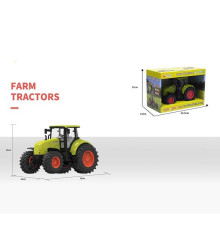 Трактор 6301 (24) розмір -18х10х12 см, інерція, підсвічування, звук, гумові колеса, в коробці