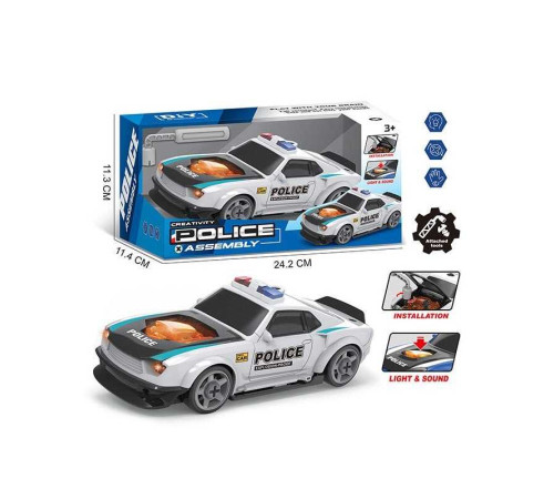 Машинка 8811-1 (96/2) "Поліція",світло, звук, знімні деталі, в коробці – в наличии! Купите сейчас у KAZKOVA