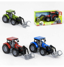 Трактор 550-48 J (48/2) 3 види, світло, звук, інерція, в коробці, ВИДАЄТЬСЯ ТІЛЬКИ МІКС ВИДІВ