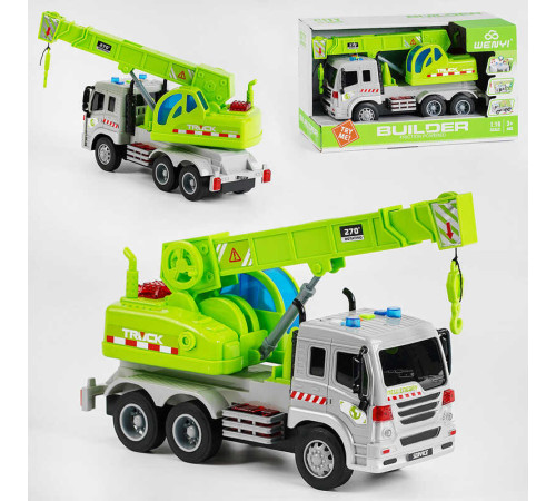 Спецтехніка WY 311 E (24) "Евакуатор", світло, звук, 4 активні кнопки, рухоме нависне обладнання, у коробці