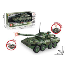 Танк 58058 A (24) інерція, рухома башта з тріскачкою, підсвічування, звукові ефекти, в коробці