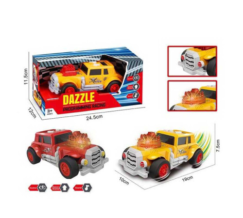 Машина музична PC 88-06 (48/2) 2 кольори, підсвічування, звукові ефекти, режим демонстрації, прогумовані колеса, рухи вперед-назад, в коробці – в наличии! Купите сейчас у KAZKOVA