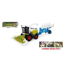 Комбайн 550-9 C (36/2) комбайн, плуг, інерція, підсвічування, звуки, рухомі елементи, на батарейках, в коробці