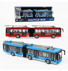 Тролейбус WY 915 AB (18) звук, підсвітка, механічне відкриття дверей, масштаб 1:16, гумові колеса, інерція, в коробці
