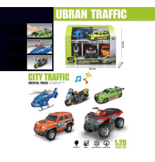 Набір машин JS 200 N (8) в коробці