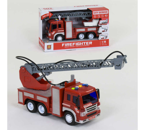 Пожежна машина з водяною помпою WY 351 В (24) бризкає водою, світло, звук, в коробці – в наличии! Купите сейчас у KAZKOVA