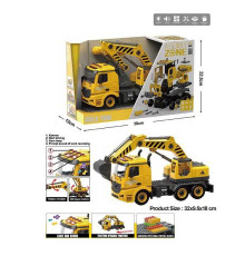 Машина-конструктор YW 9070 B (24/2) світло, звук, інерція, в коробці