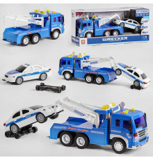 Спецтехніка WY 570 E (18) "Евакуатор", підсвічування, звуки, інерція, автомобіль, в коробці