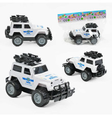 Джип 7722 (200/2) поліція, інерційний механізм, звук, підсвічування, у пакеті