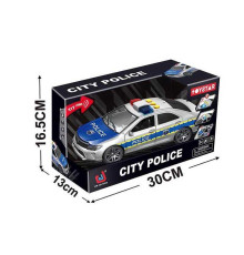 Машинка 666-22 Q (24) "Поліція", звуки, підсвічування, інерція, в коробці