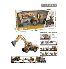 Спецтехніка YW 9102 D (24/2) звуки, підсвічування, конструктор, викрутка, рухомі деталі, в коробці