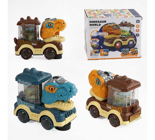 Машинка музична QB 36 Y (48) 2 види, звук, підсвічування, парогенератор, колесо вільного ходу, в коробці