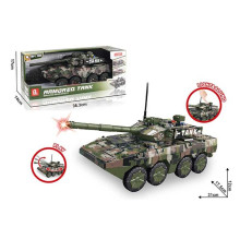 Танк 58058 B (24) інерція, рухома башта з тріскачкою, підсвічування, звукові ефекти, в коробці