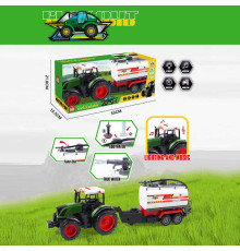 Трактор 687-146 C (18/2) довжина: 50 см, цистерна, інерція, підсвічування, звук, резервуар для води, помпова подача, капот підіймається, в коробці