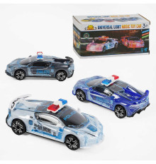 Машинка 866-3 (240/2) 3 кольори, колесо вільного ходу, звук, світло, у коробці, ВИДАЄТЬСЯ ТІЛЬКИ МІКС ВИДІВ